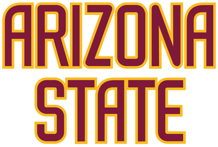 Arizona State Sun Devils 1996-2010 Wordmark Logo vinyl decal